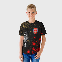 Футболка детская АРСЕНАЛ Arsenal Pro Football Краска, цвет: 3D-принт — фото 2