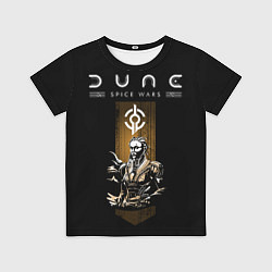 Футболка детская Dune: Spice Wars фракция фримены, цвет: 3D-принт