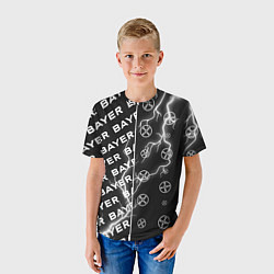Футболка детская BAYER - Молнии Паттерны, цвет: 3D-принт — фото 2