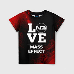 Футболка детская Mass Effect Love Классика, цвет: 3D-принт