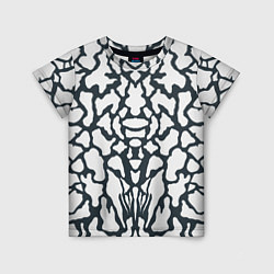 Футболка детская Animal Black and White Pattern, цвет: 3D-принт