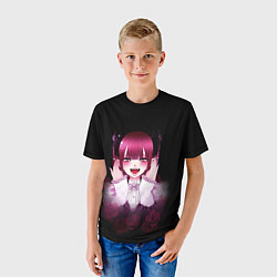 Футболка детская Девушка-суккуб, цвет: 3D-принт — фото 2