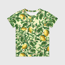 Футболка детская Лимоны На Ветках, цвет: 3D-принт