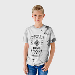 Футболка детская Club Brugge Football Club Number 1 Legendary, цвет: 3D-принт — фото 2