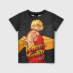 Футболка детская Кен Мастерс - Street Fighter, цвет: 3D-принт