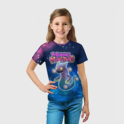 Футболка детская My Singings monsters ВУЖАС GHAZT, цвет: 3D-принт — фото 2