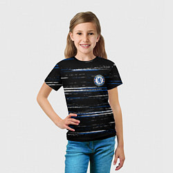 Футболка детская Chelsea челси лого, цвет: 3D-принт — фото 2