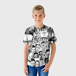 Футболка детская Путь домохозяина паттерн, цвет: 3D-принт — фото 2