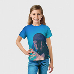 Футболка детская Красотка Аспира Golden Kamuy, цвет: 3D-принт — фото 2