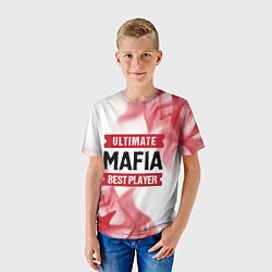 Футболка детская Mafia: красные таблички Best Player и Ultimate, цвет: 3D-принт — фото 2