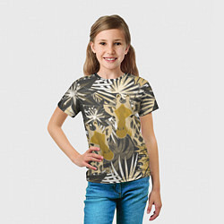 Футболка детская Жирафы в тропиках, цвет: 3D-принт — фото 2