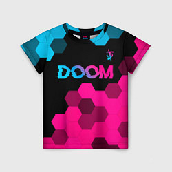 Детская футболка Doom Neon Gradient