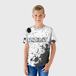 Футболка детская Рэпер Xzibit в стиле граффити, цвет: 3D-принт — фото 2
