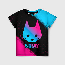 Футболка детская Stray - Neon Gradient, цвет: 3D-принт