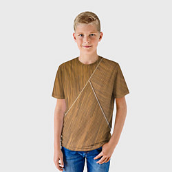 Футболка детская Деревянная броня, цвет: 3D-принт — фото 2