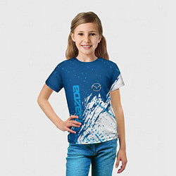 Футболка детская Mazda - краска, цвет: 3D-принт — фото 2