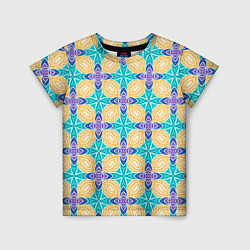 Детская футболка Мозаика лепестки
