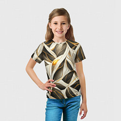 Футболка детская Элегантная абстракция, цвет: 3D-принт — фото 2