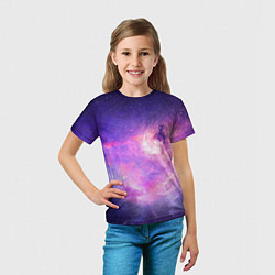 Футболка детская Космическая ветренная вспышка, цвет: 3D-принт — фото 2