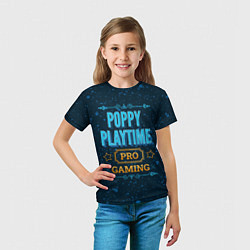 Футболка детская Игра Poppy Playtime: pro gaming, цвет: 3D-принт — фото 2