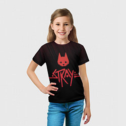 Футболка детская Stray game cat бродячий кот игра, цвет: 3D-принт — фото 2
