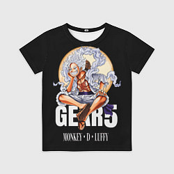 Футболка детская Монки Д Луффи 5 гир - One Piece, цвет: 3D-принт