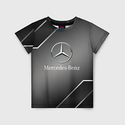 Футболка детская Mercedes Карбон, цвет: 3D-принт