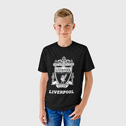 Футболка детская Liverpool sport на темном фоне, цвет: 3D-принт — фото 2