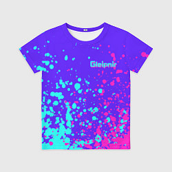 Футболка детская Глейпнир краска арт, цвет: 3D-принт