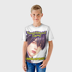 Футболка детская Tomodachi Game: Юичи Катагири портрет, цвет: 3D-принт — фото 2