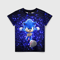 Футболка детская Sonic sequins, цвет: 3D-принт