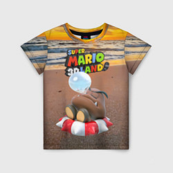 Футболка детская Goomba - Super Mario 3D Land, цвет: 3D-принт