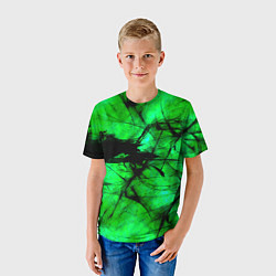 Футболка детская Зеленый фантом, цвет: 3D-принт — фото 2