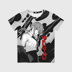 Футболка детская Макима - Демон контроля - Органика, цвет: 3D-принт