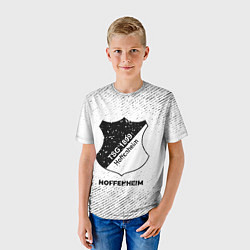 Футболка детская Hoffenheim с потертостями на светлом фоне, цвет: 3D-принт — фото 2