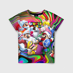 Футболка детская Super Mario - Gaming aesthetics - Collage, цвет: 3D-принт