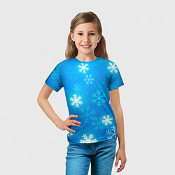 Футболка детская Зима 2023, цвет: 3D-принт — фото 2