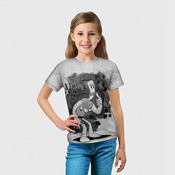 Футболка детская Клэймен и Вилли Тромбон, цвет: 3D-принт — фото 2