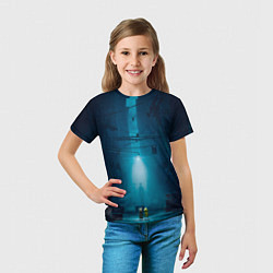 Футболка детская Little Nightmare, цвет: 3D-принт — фото 2