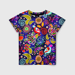 Детская футболка Multicolored floral patterns