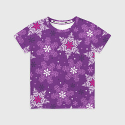 Футболка детская Violet snow, цвет: 3D-принт