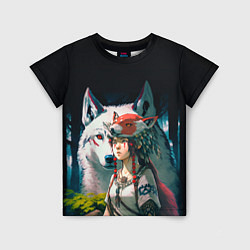 Футболка детская Princess Mononoke by Studio Ghibli, цвет: 3D-принт