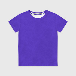 Футболка детская Яркий сиреневый текстурированный, цвет: 3D-принт
