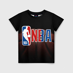 Футболка детская NBA - logo, цвет: 3D-принт