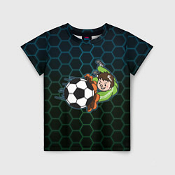 Футболка детская Юный вратарь, цвет: 3D-принт