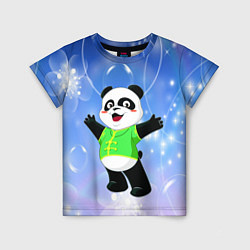 Детская футболка Панда разводит руками