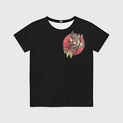 Футболка детская Японские символы, цвет: 3D-принт