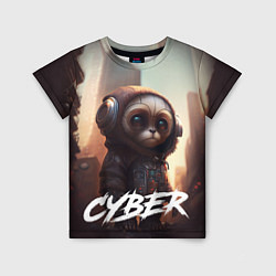 Футболка детская Cyber animal, цвет: 3D-принт