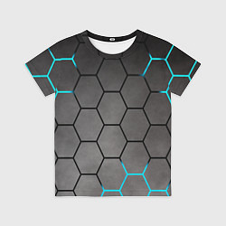 Футболка детская Броня текстура неоновая, цвет: 3D-принт