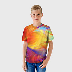 Футболка детская Бесконечные краски, цвет: 3D-принт — фото 2